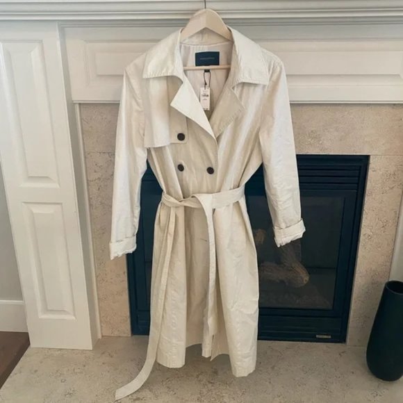 Petite Cotton Twill Trench Coat - Picture 2 of 3